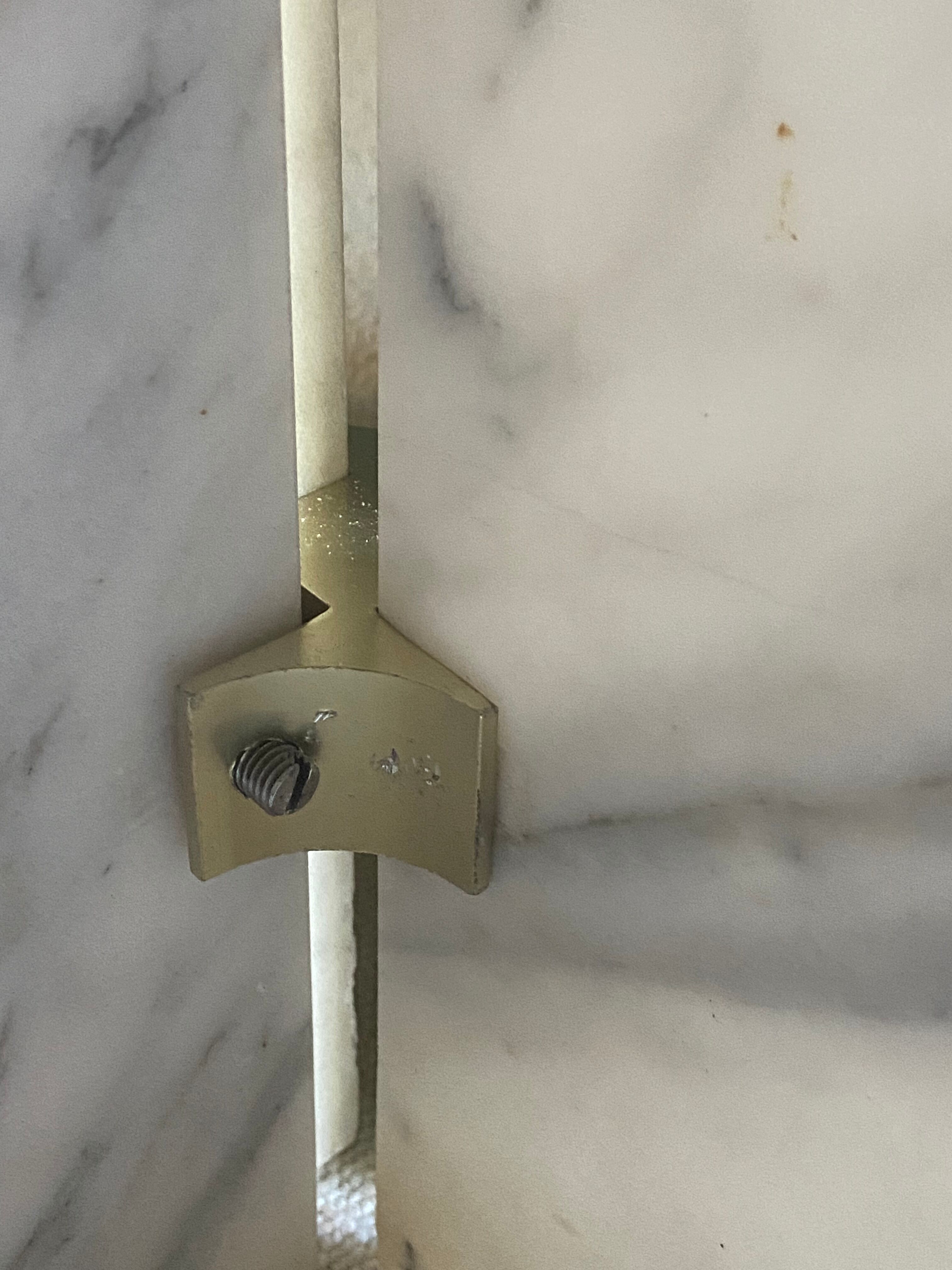 Dining table, hexagonal marble console c.1970