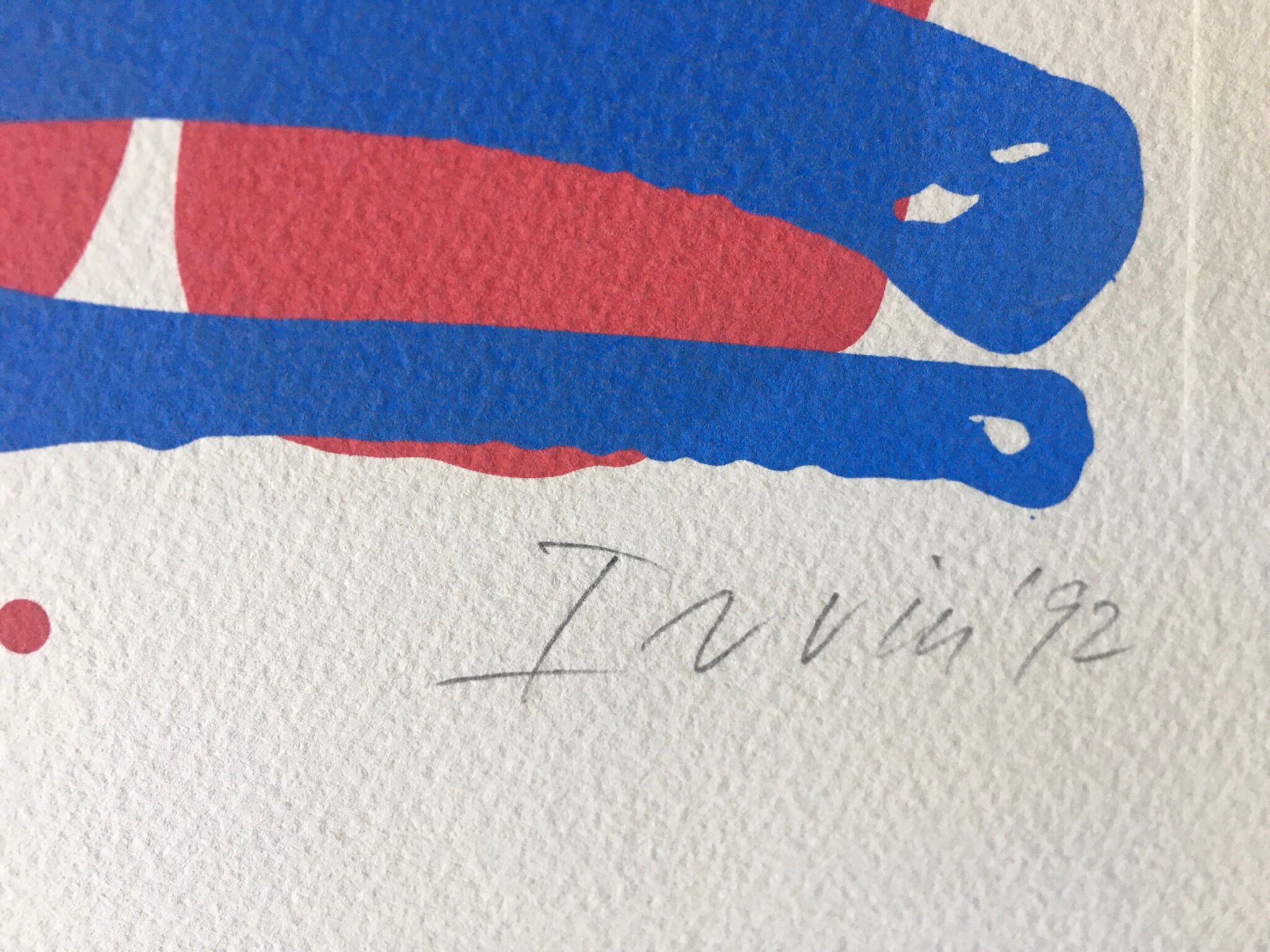 Albert Irvin screenprint