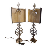 Pair of lamps from Maison Charles, Rinceaux models ref 2374 from the 70s.