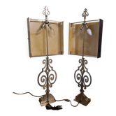 Pair of lamps from Maison Charles, Rinceaux models ref 2374 from the 70s.