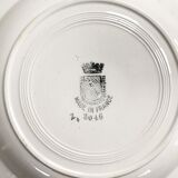 Set of 6 old flat plates