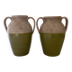 Pair of two-coloured jars