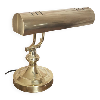 Brass notary or banker's lamp