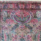 Antique Handmade Middle Eastern Kerman Rug 3.9' x 6.9' (120 cm x 211 cm), 1920s - 1L15