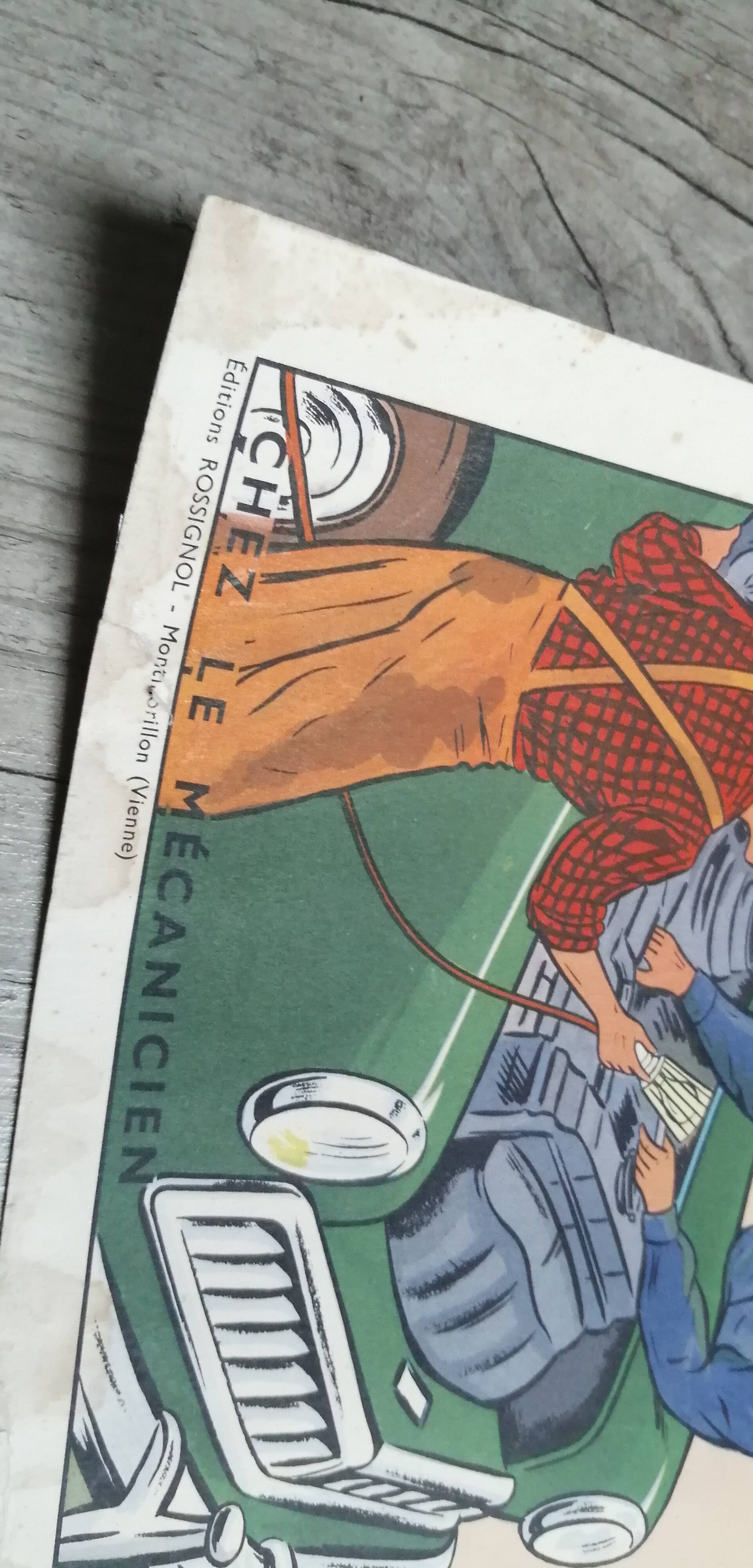 School poster "the mechanic/the station" 56x76