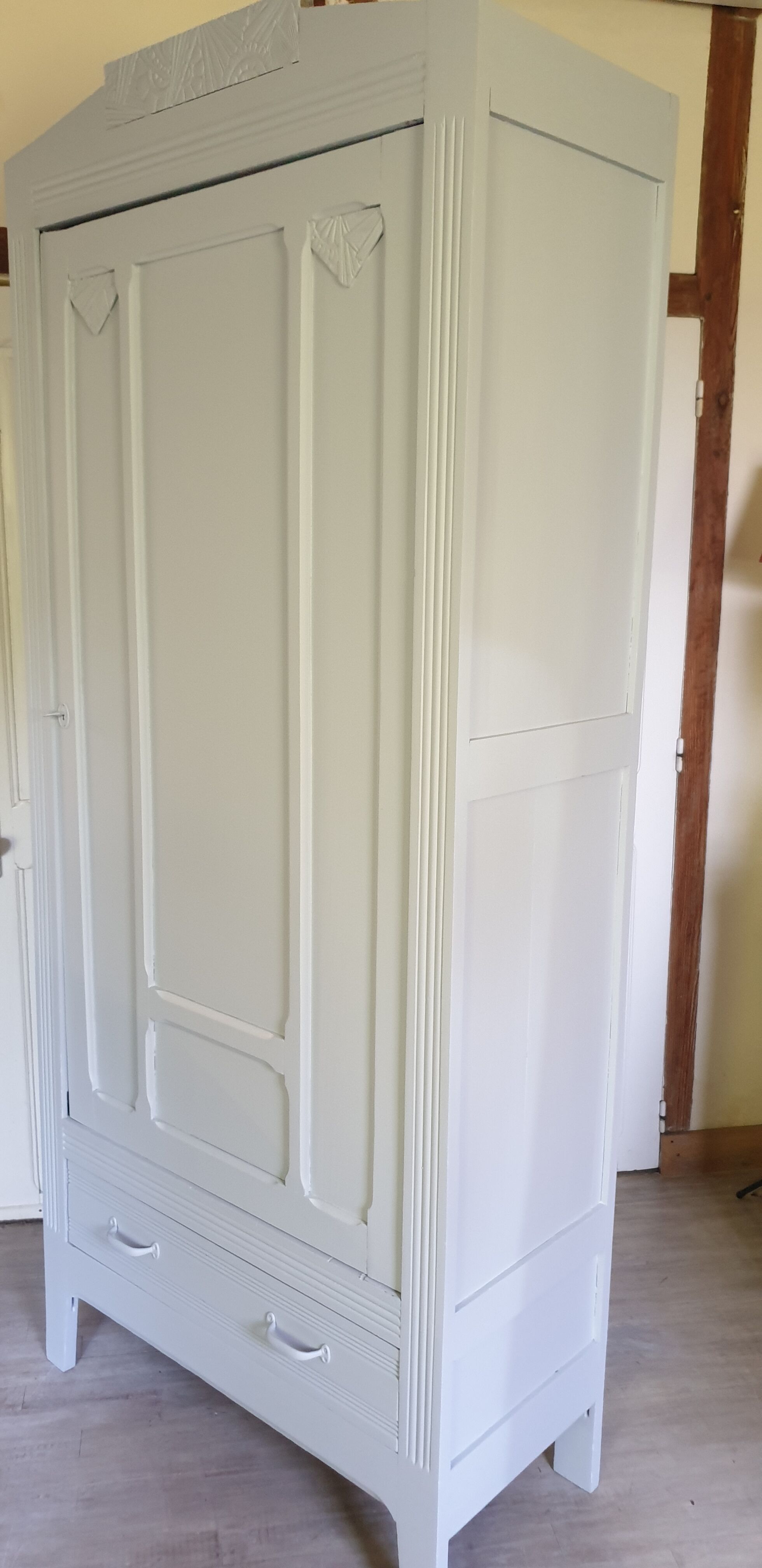 Paris wardrobe grey art deco