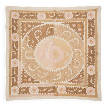 Vintage hand-embroidered tablecloth 145x150 cm