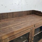 Ancien vaisselier en teck birman