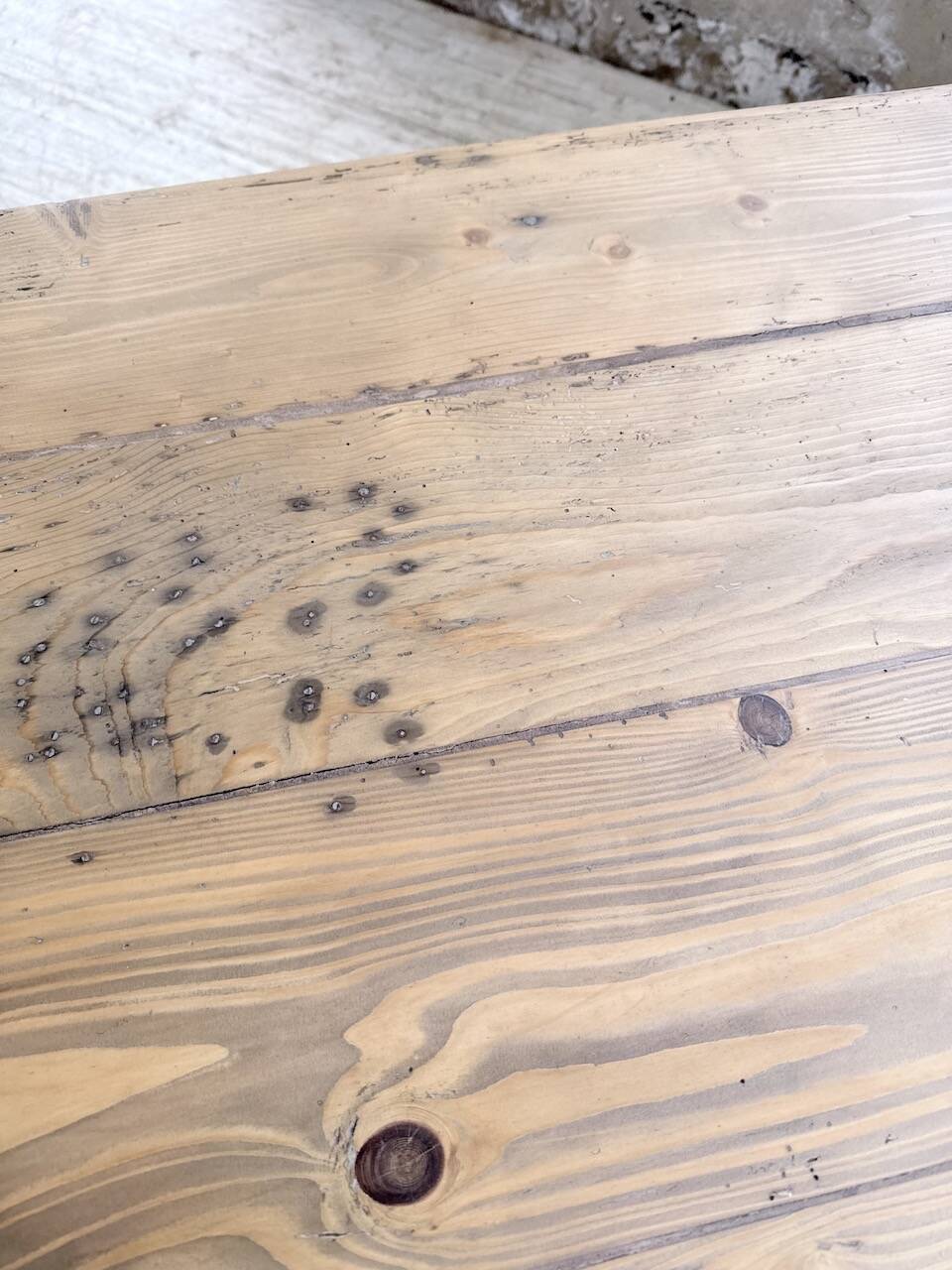 1950 pine farmhouse table 2m