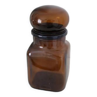 Ariel amber apothecary jar