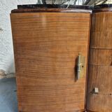 Marble top sideboard with mirror