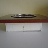 Electric wall clock in formica - 1950s