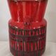 Red vase by Roger Capron circa 1960