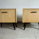 Pair of bedside tables 60 feet compass