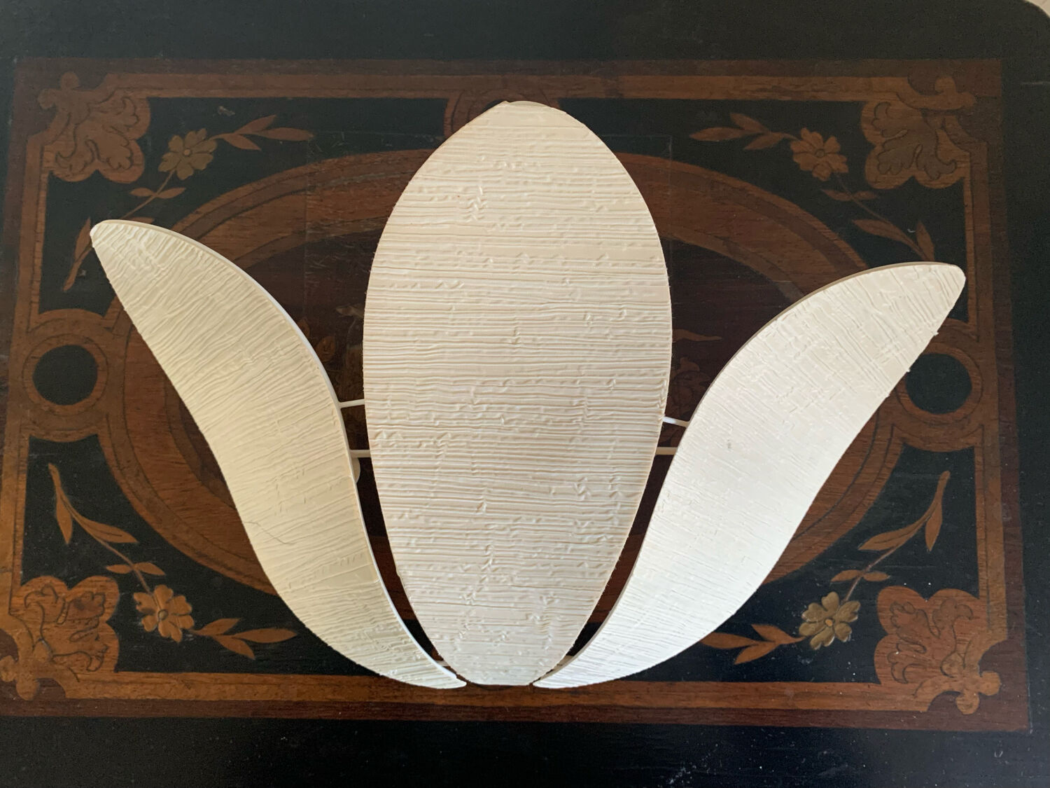 Applique métal lotus vintage