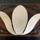 Applique métal lotus vintage