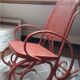 Rocking chair rouge