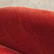 Fauteuil Shell restauré velours par Miroslav Navratil pour Vertex