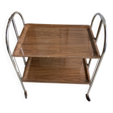 Vintage folding trolley serving cart