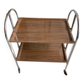 Vintage folding trolley serving cart