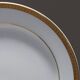 Set of 10 porcelain dessert plates, christofle, 1960s