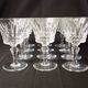 Set of 12 Baccarat Piccadilly Cut Crystal Red Wine Goblets