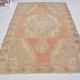 Tapis anatolien orange et beige sku 2434