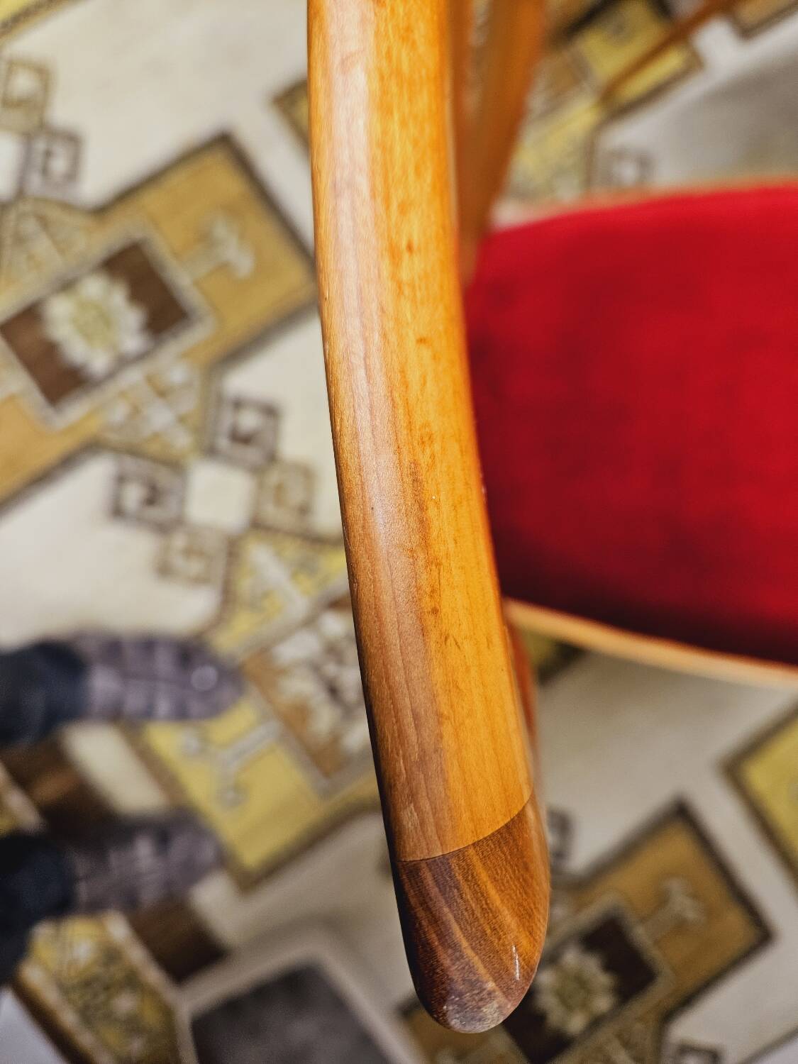 Set of 6 teak chairs by Ernst Martin Dettinger 1960
