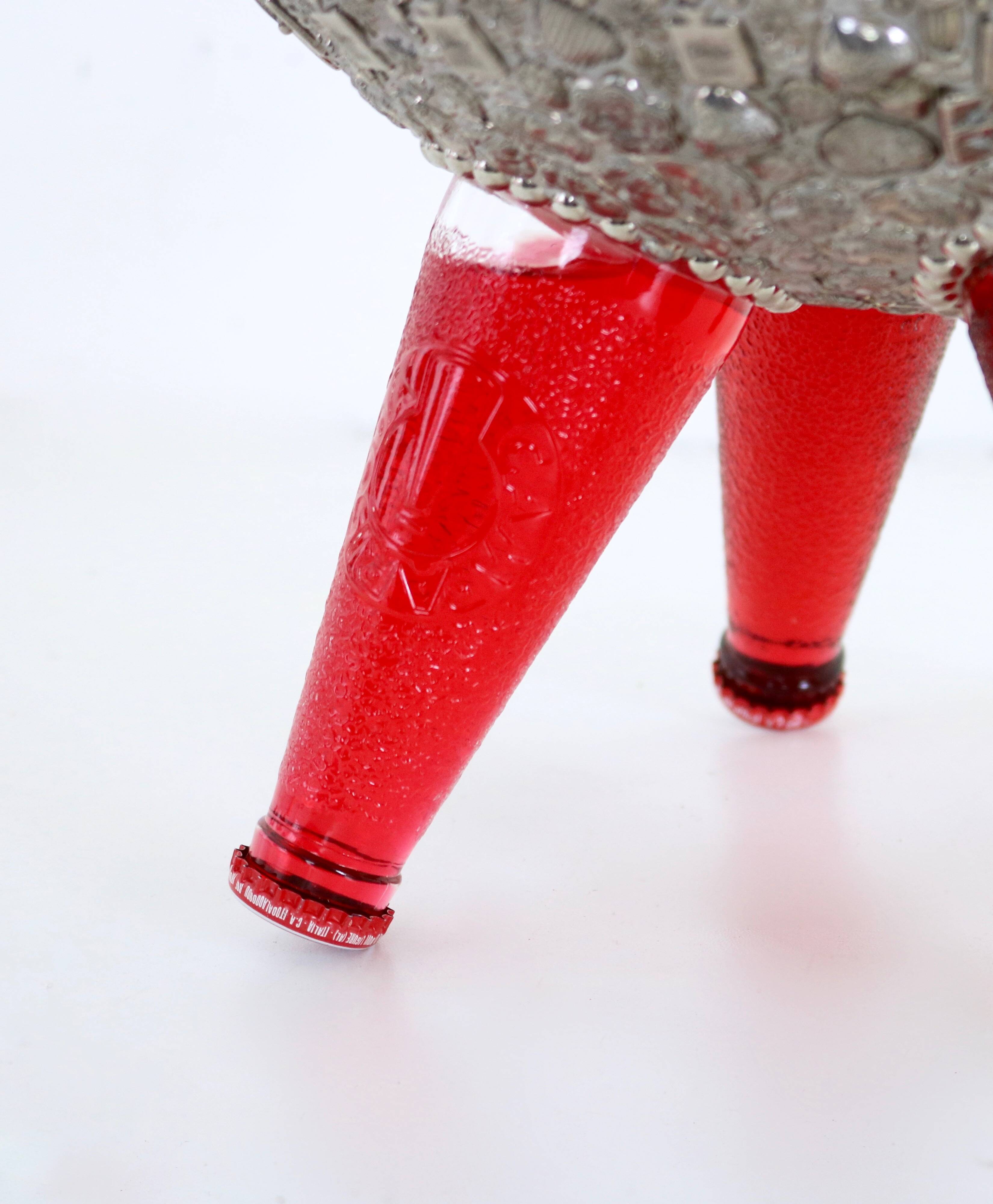 Centerpiece / Ice Bucket with Campari Bottles Designed by Franco Corso, 2010