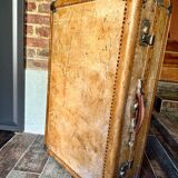 Old cabin trunk in vellum