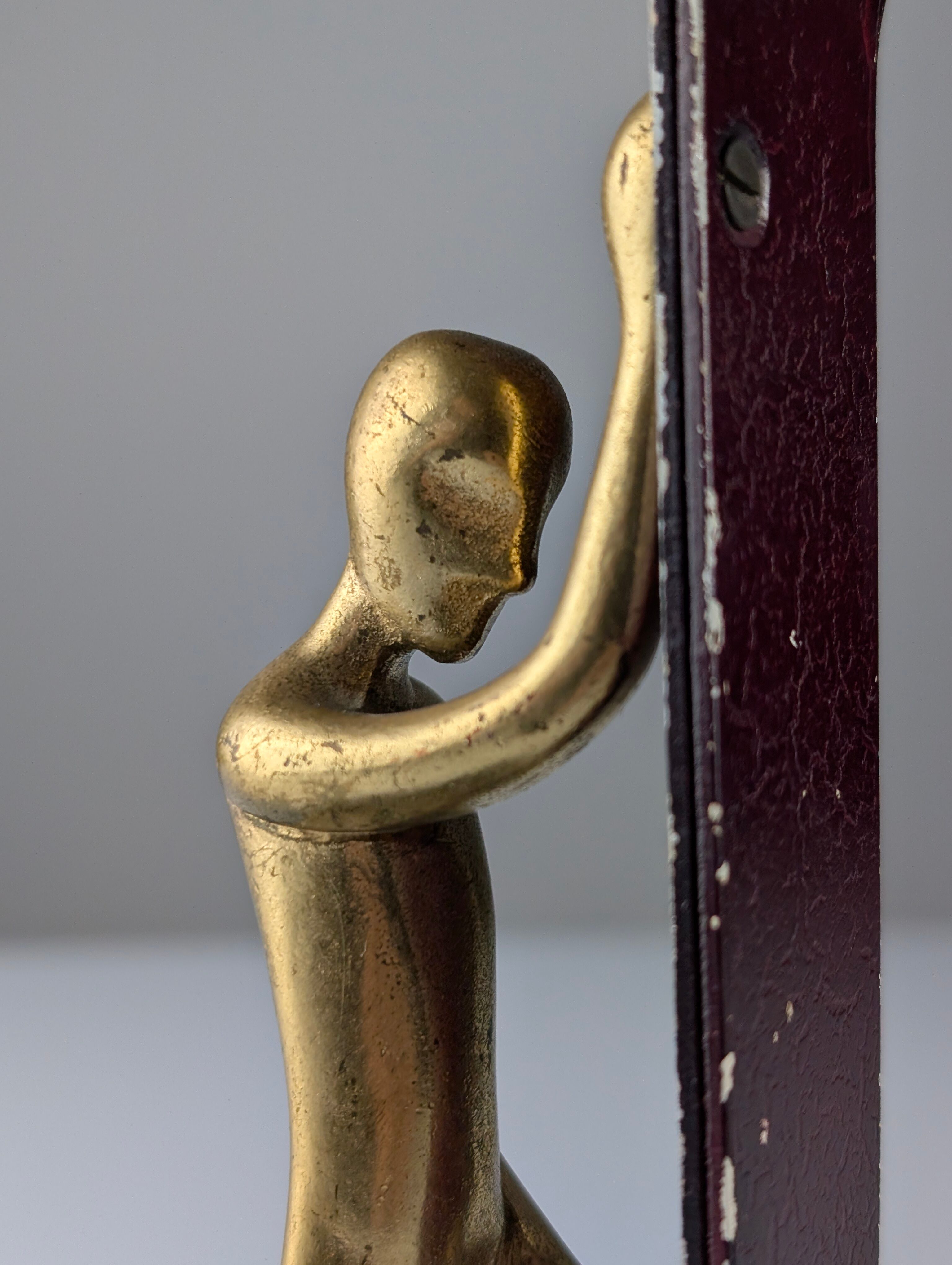 Art Deco Bronze Candelabra Pair by Karl Hagenauer, 1930s