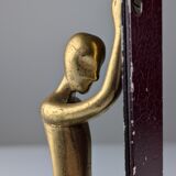 Art Deco Bronze Candelabra Pair by Karl Hagenauer, 1930s