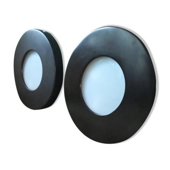 Pair of "Lyfa" porthole wall lights Sweden 1980