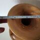 vase, soliflore, candlestick, turned wood, light wood