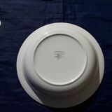 Digoin Sarreguemines hollow round dish in earthenware model Dassary diam 26 cm
