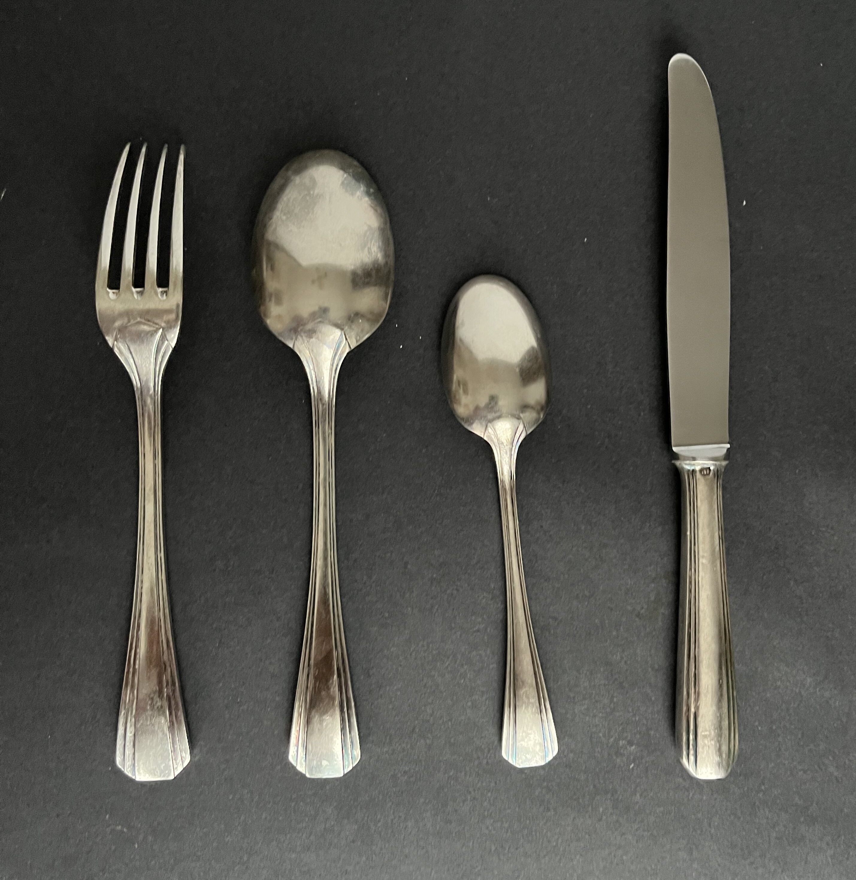 Couverts de baptême Christofle