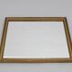 1950s Mirror in Golden Wood Frame