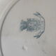 Assiette en porcelaine opaque de Gien modèle Lilas diam 23,5 cm