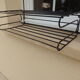Wall shelf metal black IKEA vintage year 80 design