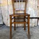 Chair bistrot luterma wood drawing sitting 70s vintage #a197