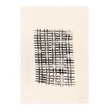 Painting on paper - abstract painting -H858 signed Eawy