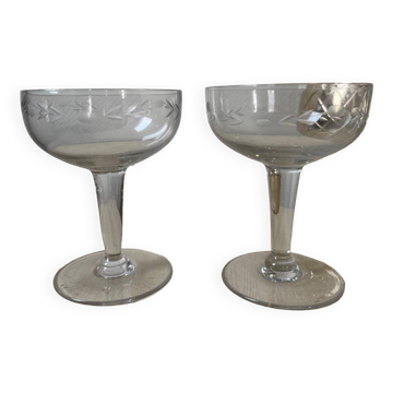 Coupes de champagne anciennes