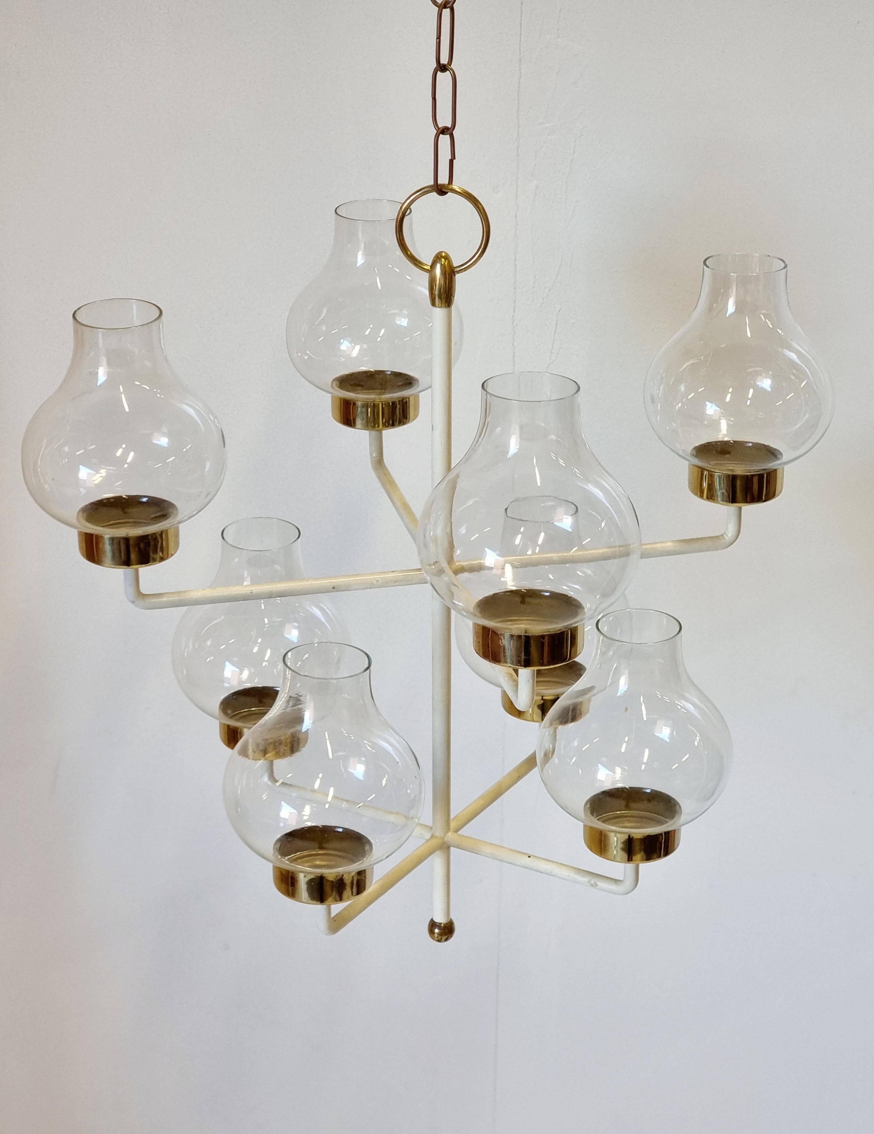 Hans Bergström, Chandelier "Ofir Octav" by Ateljé Lyktan, Modern Scandinavian