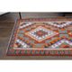 1970s Vintage Turkish Oushak Handmade Wool Cotton Brown Runner Rug 101x314