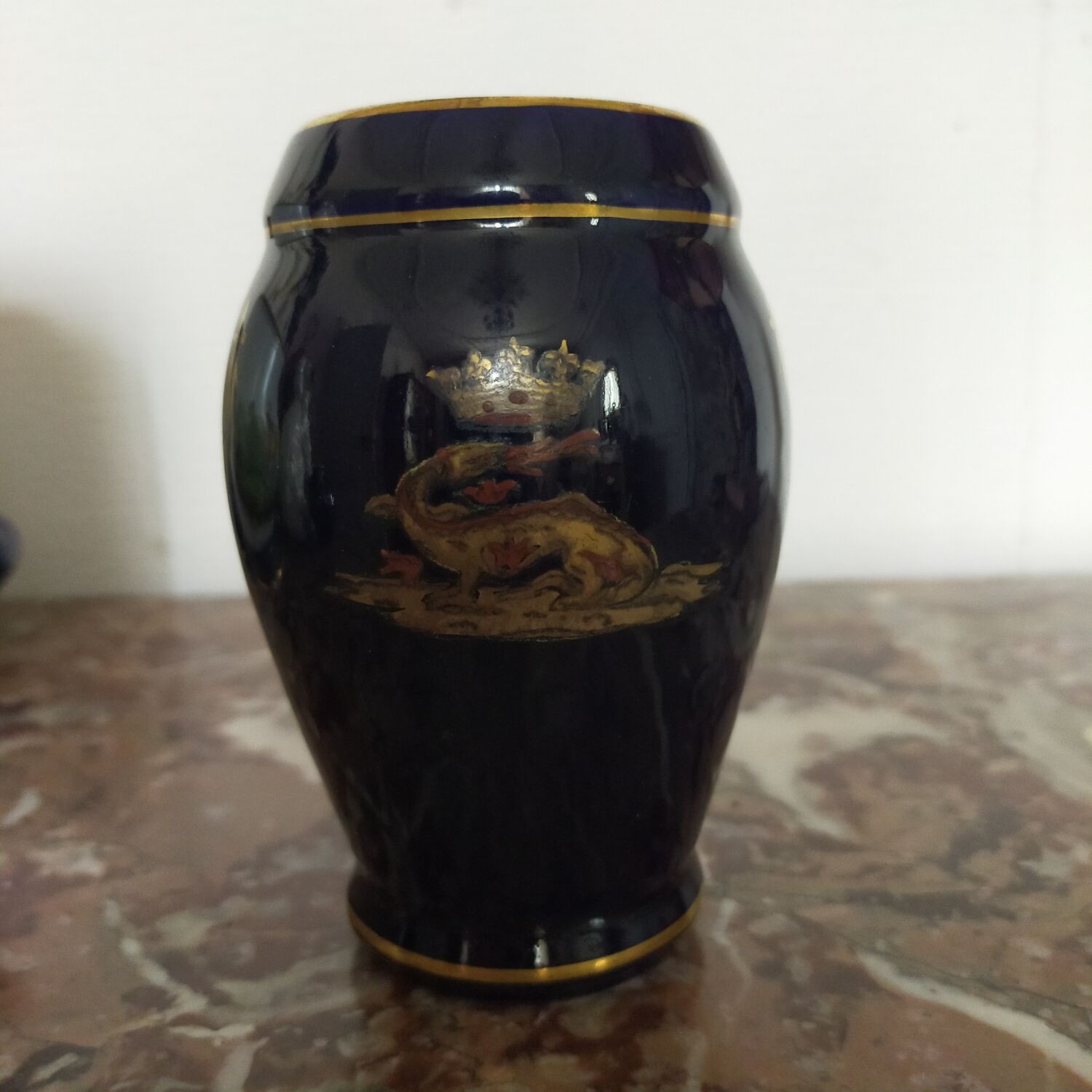 Vase faïence Bleu de Tours
