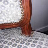 Louis XV-style armchair pair