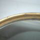 Center tray table in bronze and mirror 19th century
