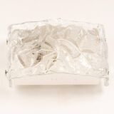 Pair of Murano glass wall sconces by Kaiser, Germany, 1970s.