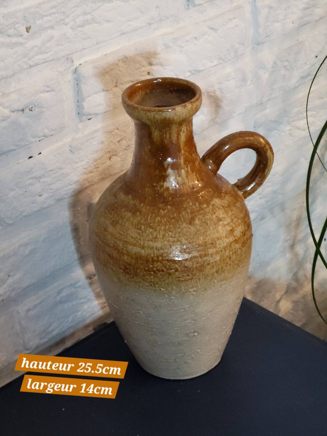Vintage stoneware carafe
