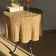 Ghost Trompe l’œil Table" side table in wicker – France, 1970s